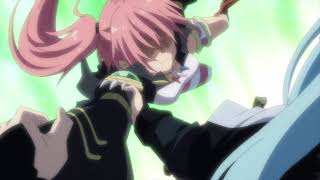 Milim VS Rimuru Full Fight HD what actually happened [upl. by Peisch]