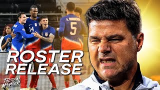 Pochettinos 1st USMNT Roster REACTION  USMNT October Camp 2024 [upl. by Perr]