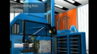 Simulation animation BOA Impress baler  simulatie animatie BOA Impress balenpers [upl. by Aylatan]