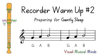 Recorder Warmup 2 Preparing for Gently Sleep Suo Gan [upl. by Snevets]