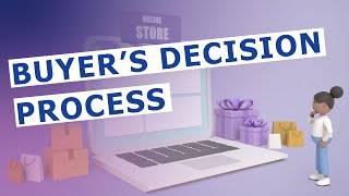 Buyer decision process stages in marketing [upl. by Nnylahs]