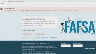 FAFSA form for 202425 opening in soft launch [upl. by Sholley]