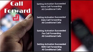 Call Forward on iPhone Conditional amp Unconditional Call Forwarding [upl. by Ahsaeym836]