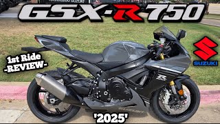 2025 Suzuki GSXR750 1st Ride amp Review  GOAT  Nothing Compares [upl. by Eilak]