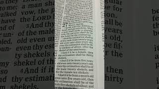 Bible Reading Leviticus Chapter 27 Verse 15 [upl. by Hughes]