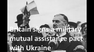 Britain has signed a military assistance pact with Ukraine which could lead to a war with Russia [upl. by Israel]