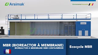 Bioreactor à Membrane MBR Containérise  Station des d’épuration des eaux usées STEP [upl. by Armil731]