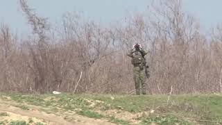 TURKISH MILITARY PROVOKING GREEK MILITARY ON THE EVROS RIVER BORDER [upl. by Baumann]