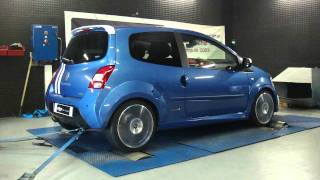 Reprogrammation moteur Renault Twingo RS 133cv  146cv dyno digiservices [upl. by Blight]