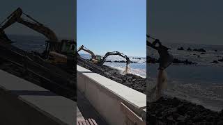 Las Galletas Teneriffa zur Renovierung am Strand Las Galletas Tenerife for renovation on the beach [upl. by Akehsar]