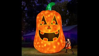 Introducing the 2024 Halloween inflatable—a massive 12FT Giant Pumpkin halloweendecor halloween [upl. by Nara]