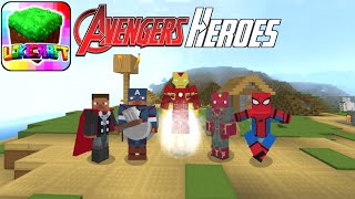 Avenger Heroes Mod In Lokicraft  Lokicraft Avenger Mod [upl. by Canale371]