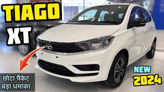 Tata Tiago XT 2024 Model Review 🔥 Tata Tiago Best Value For Money Model 🔥 Vahan Official [upl. by Anthia]