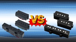 DiMarzio DP126 PJ vs EMG GZR PJ Bass Pickups [upl. by Bj]