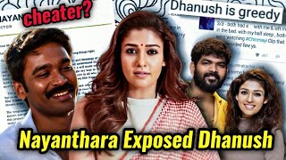 NAYANTHARA REVEALS THE TRUTH DHANUSH BEING PETTY amp DEMANDS 10 CRORE [upl. by Sindee]