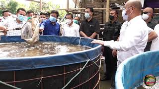 Biofloc fish farming  a gamechanger for farmers in Manipur  Manipur News [upl. by Aineles]