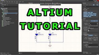 Tutorial 1 for Altium Beginners How to draw schematic and create schematic symbols [upl. by Ecirpac]