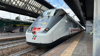 Treni passeggeri e merci alla stazione di Milano Rogoredo [upl. by Anirehs]