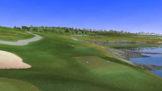 Pebble Beach Golf Course on GolfAchievers Sim Golf [upl. by Kaylil137]