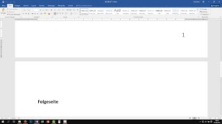 Word Deckblatt ohne Seitenzahl  Seitenzahl nicht auf erster Seite ausblenden [upl. by Ajiat]