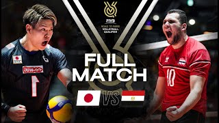 🇯🇵 JPN vs 🇪🇬 EGY  Paris 2024 Olympic Qualification Tournament  Full Match  Volleyball [upl. by Hirz740]