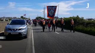 Orange Order marches take place across Northern Ireland [upl. by Nived]