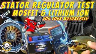 Motorcycle Stator Voltage Regulator Rectifier Testing amp How They Work [upl. by Aschim963]