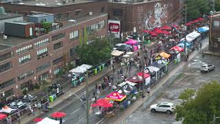 Leslieville Beer Fest Toronto ON  Full day time lapse 2023 [upl. by Aizan]