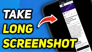 How to Take a Scrolling Screenshot on Samsung Galaxy M35  Long Screenshot Samsung [upl. by Anastassia509]