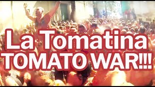 TOMATO WAR  LA TOMATINA SPAIN GoPro HD [upl. by Airdna]