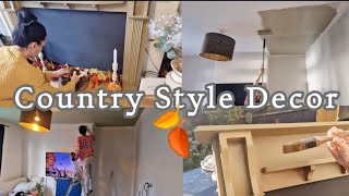 Painting My CEILING amp MANTELPIECE Country Style DIY homedecor homeimprovement [upl. by Kynthia]