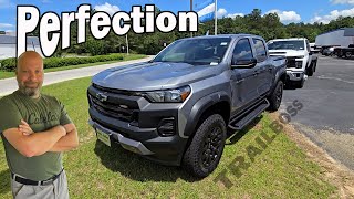 2024 Chevy Colorado Trail Boss Inside And Out Review [upl. by Tuesday]