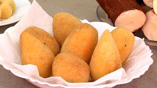 COXINHA COM MASSA DE MANDIOCA [upl. by Assilrac]