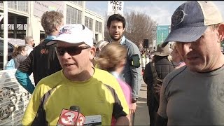 Runners hit the streets for the 2017 Chattanooga Marathon [upl. by Neelhtac]