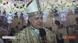 Speciale Santa Messa per larrivo della reliquia di San Rocco a Montescaglioso [upl. by Amann]