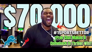 1SportsBettor DPatt MADE 70000 SPORTS BETTING On FREE BET AND Helps 50000 Subscribers Cash Out [upl. by Nnayd]