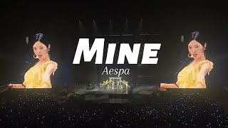 Mine  Aespa Synk parallel line in BKK day1 240928 [upl. by Rimola632]