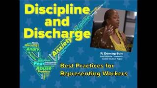 Discipline and Discharge Best Practices for Representing Workers [upl. by Acinnad]