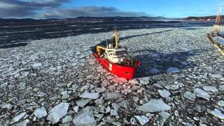 CCGS Earl Grey completes refit at Chantier Davie [upl. by Mohandis]