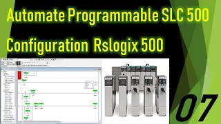 automate programmable 07  configuration rslogix 500 rslinx RSLogix Emulate 500 [upl. by Fonda269]