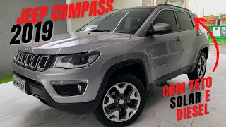 JEEP COMPASS DIESEL 2019 LONGITUDE COM TODOS OS OPCIONAIS DE FÁBRICA MELHOR SUV [upl. by Chaudoin243]