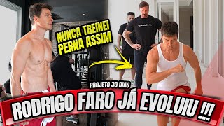 RODRIGO FARO JÁ EVOLUIU  PRIMEIRO TREINO DESAFIADOR  LEGDAY [upl. by Stets]