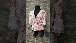 BLUSA CRUZADA apasionadasporlacostura cursodecosturaonline creativos sewing [upl. by Ddene]