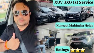 XUV 3XO 1st Service Experience MahindraAutomotive  Koncept Mahindra Noida [upl. by Ertnom]