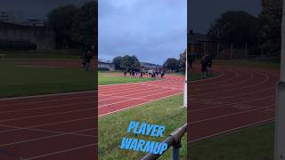 Us Portsmouth players warmup before vs liphook Utd in the first round Russell cotes cup [upl. by Tavey215]