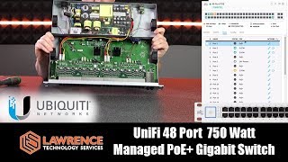 UniFi 48 Port 750 Watt Managed PoE Gigabit Switch with 10 Gigabit SFP Review [upl. by Enialem]