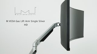 M VESA Gas Lift Single Silver HD [upl. by Omura603]