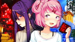 Dokis Play Minecraft⛏️Part 2 DDLC Voiced Animation [upl. by Ronnoc]