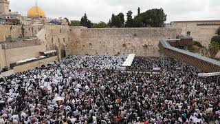 Birkat Kohanim Priestly Blessing Sukkot ברכת כהנים ברחבת הכותל  סוכות תשפquotד 2023 [upl. by Alice]