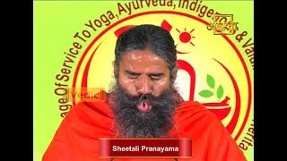 Sheetali Pranayama Swami Ramdev  I Support Baba Ramdev [upl. by Brooking]